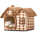 Cama Gruta / Casota para cães pequenos e gatos, quente, lavável - PetDoctors - Loja Online