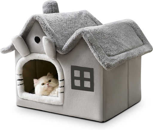 Cama Gruta / Casota para cães pequenos e gatos, quente, lavável - PetDoctors - Loja Online