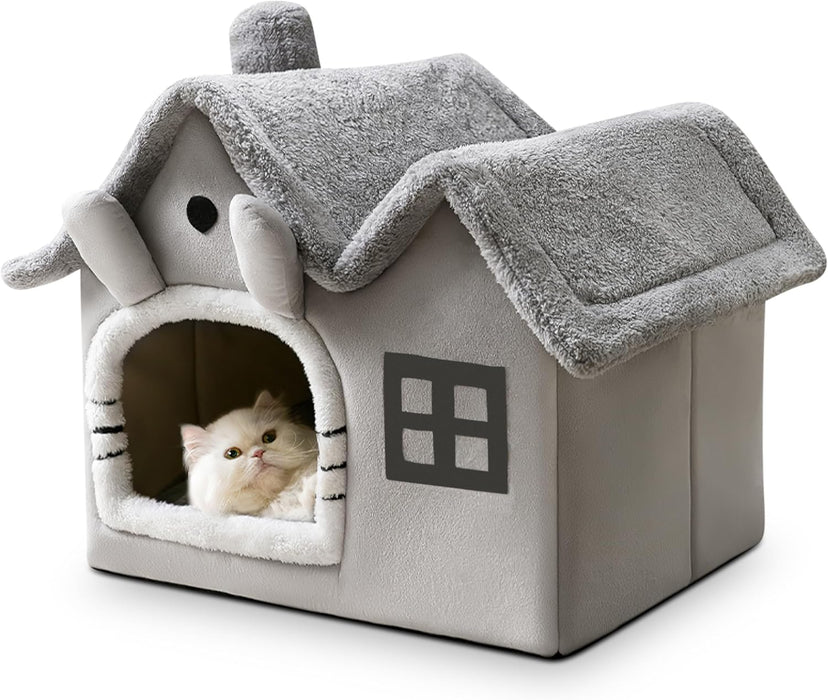 Cama Gruta / Casota para cães pequenos e gatos, quente, lavável - PetDoctors - Loja Online