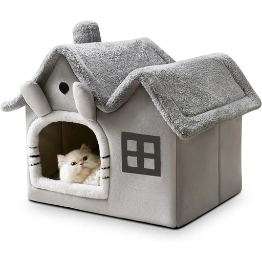 Cama Gruta / Casota para cães pequenos e gatos, quente, lavável - PetDoctors - Loja Online