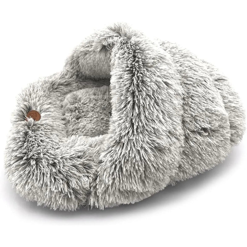 Cama Gruta para cães pequenos e gatos, antiderrapante, lavável na máquina 60 x 50 cm - PetDoctors - Loja Online