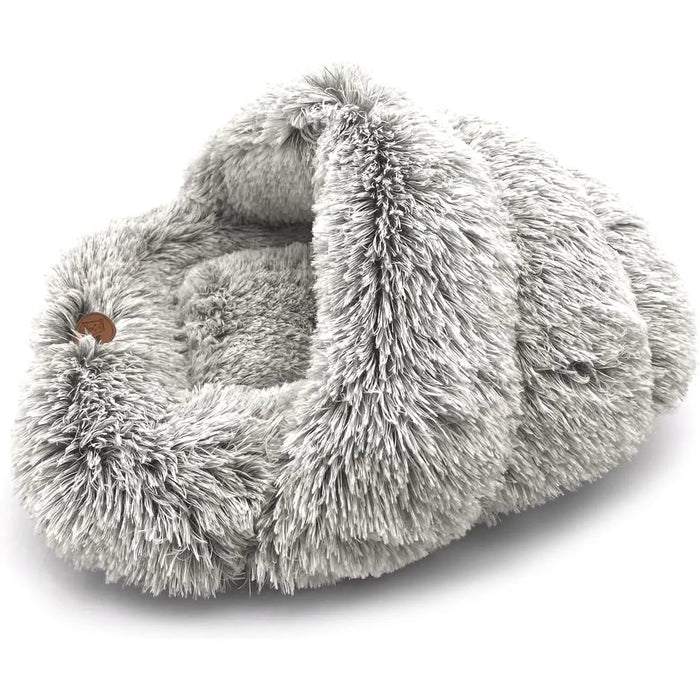 Cama Gruta para cães pequenos e gatos, antiderrapante, lavável na máquina 60 x 50 cm - PetDoctors - Loja Online