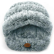 Cama Gruta para cães pequenos e gatos, antiderrapante, lavável na máquina 60 x 50 cm - PetDoctors - Loja Online