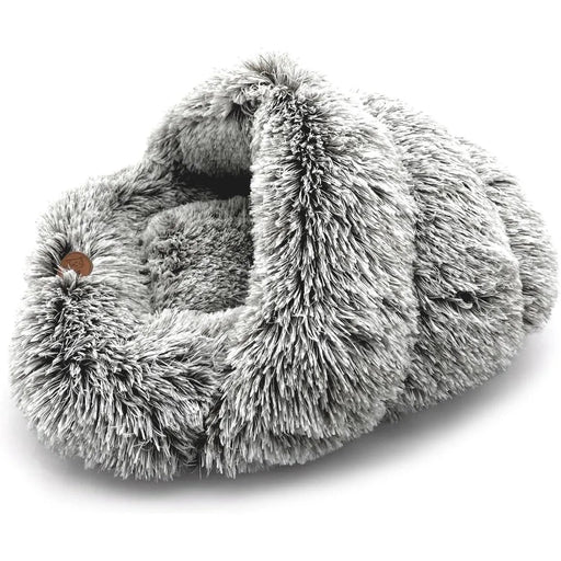 Cama Gruta para cães pequenos e gatos, antiderrapante, lavável na máquina 60 x 50 cm - PetDoctors - Loja Online
