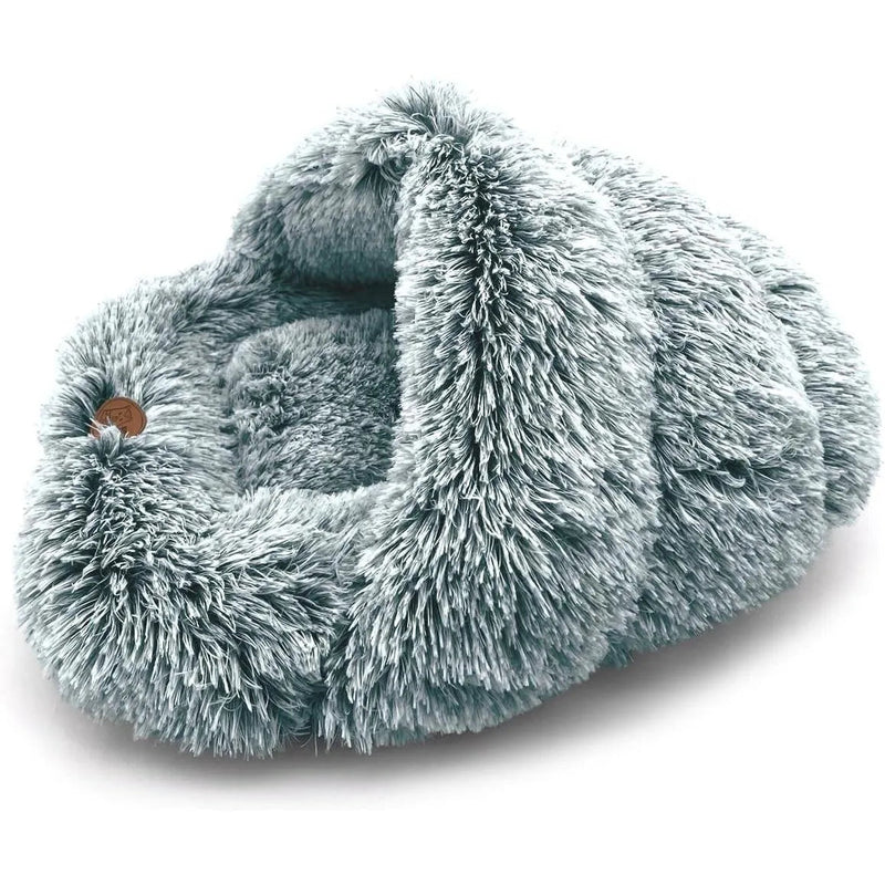 Cama Gruta para cães pequenos e gatos, antiderrapante, lavável na máquina 60 x 50 cm - PetDoctors - Loja Online