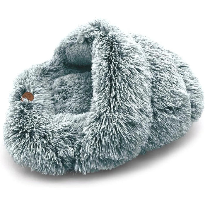 Cama Gruta para cães pequenos e gatos, antiderrapante, lavável na máquina 60 x 50 cm - PetDoctors - Loja Online