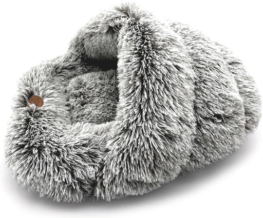 Cama Gruta para cães pequenos e gatos, antiderrapante, lavável na máquina 60 x 50 cm - PetDoctors - Loja Online