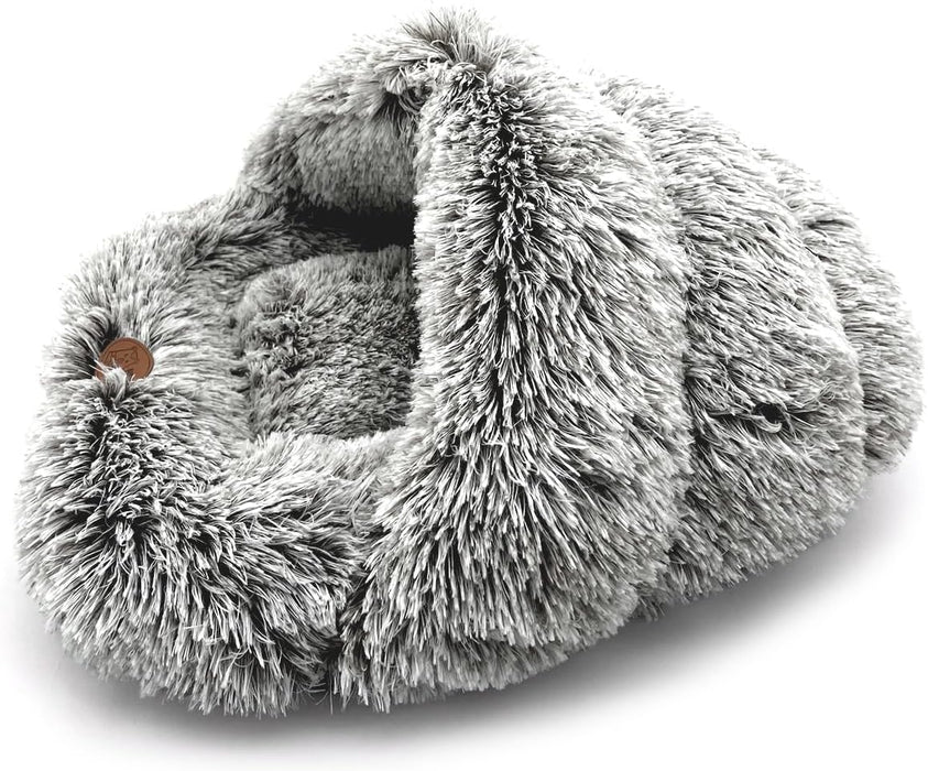 Cama Gruta para cães pequenos e gatos, antiderrapante, lavável na máquina 60 x 50 cm - PetDoctors - Loja Online