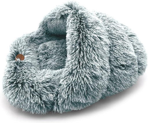 Cama Gruta para cães pequenos e gatos, antiderrapante, lavável na máquina 60 x 50 cm - PetDoctors - Loja Online