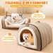 Cama gruta para cães, quentinha, dobrável - PetDoctors - Loja Online