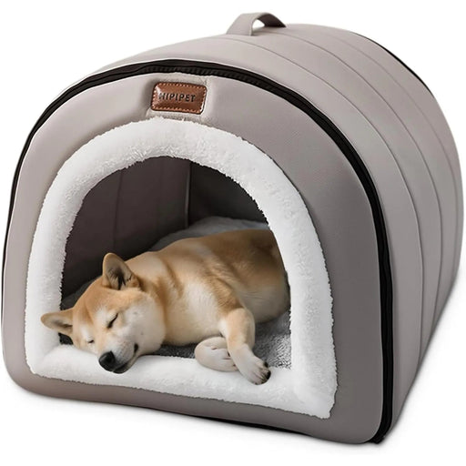 Cama gruta para cães, quentinha, dobrável - PetDoctors - Loja Online