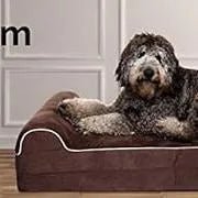 Cama ortopédica de espuma viscoelástica, inclui protetor interior impermeável e capa removível - PetDoctors - Loja Online
