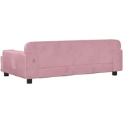 Cama para cães ou gatos, em veludo rosa, 90 x 53 x 30 cm - PetDoctors - Loja Online