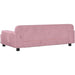 Cama para cães ou gatos, em veludo rosa, 90 x 53 x 30 cm - PetDoctors - Loja Online