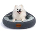 Cama para cão com cobertor, cama para cães médios, lavável, redonda com fundo antiderrapantes - PetDoctors - Loja Online