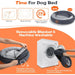 Cama para cão com cobertor, cama para cães médios, lavável, redonda com fundo antiderrapantes - PetDoctors - Loja Online