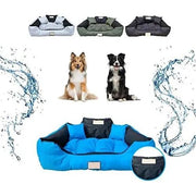 CAMA PERSONALIZÁVEL para cães grandes e médios, 3 côres disponíveis, lavável e anti - mordidas, com 2 almofadas - PetDoctors - Loja Online