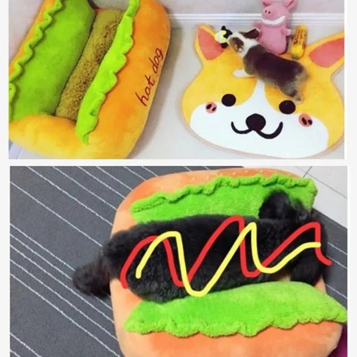 Cama Quentinha "Hot - Dog" / "Cachorro Quente" em dois tamanhos - PetDoctors - Loja Online