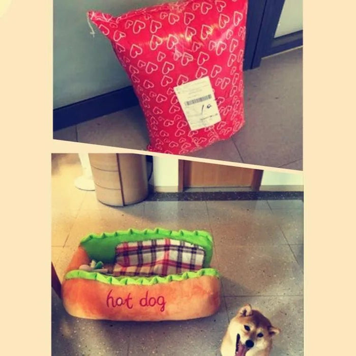 Cama Quentinha "Hot - Dog" / "Cachorro Quente" em dois tamanhos - PetDoctors - Loja Online