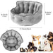 Cama / Sofá para Cão Pequeno e Médio, anti - ansiedade, redonda, macia e lavável - PetDoctors - Loja Online