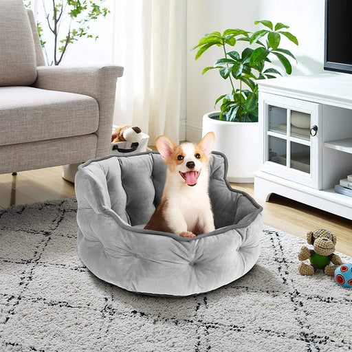 Cama / Sofá para Cão Pequeno e Médio, anti - ansiedade, redonda, macia e lavável - PetDoctors - Loja Online