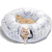 Cama - Túnel para gatos, 2 em 1 cama e túnel, com almofada removível - PetDoctors - Loja Online