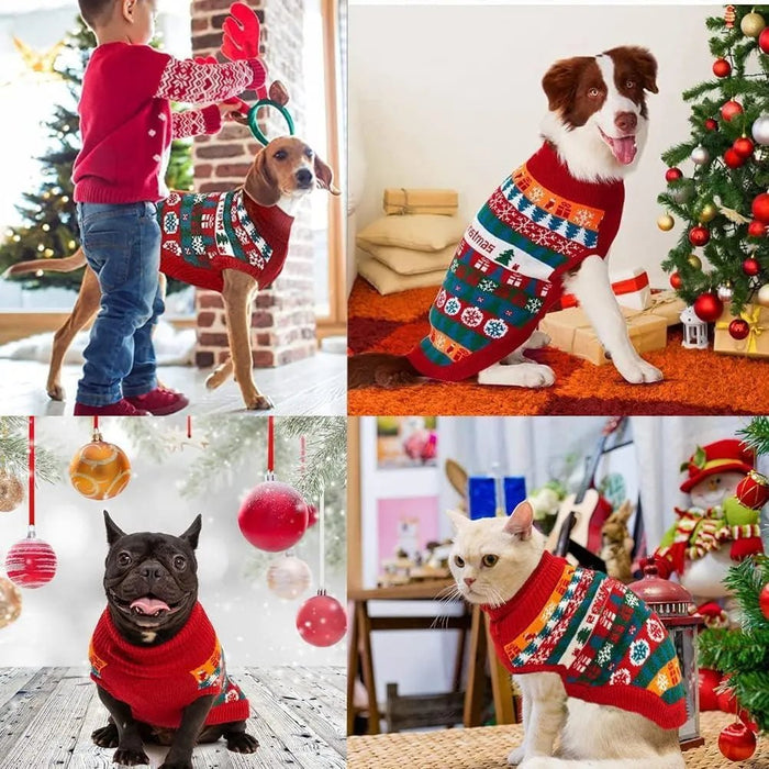 Camisola de Natal Macia para Cães - Tamanho S - PetDoctors - Loja Online