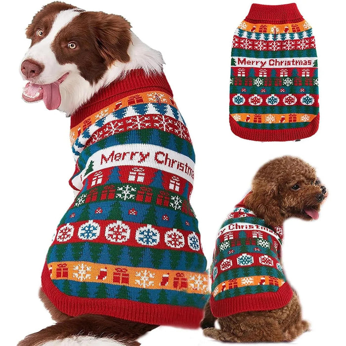 Camisola de Natal Macia para Cães - Tamanho S - PetDoctors - Loja Online