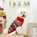 Camisola de Natal Macia para Cães - Tamanho S - PetDoctors - Loja Online