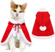 Camisola de Natal para Gatos ou Cães pequenos, Acessórios de Natal, Capa com capuz - PetDoctors - Loja Online