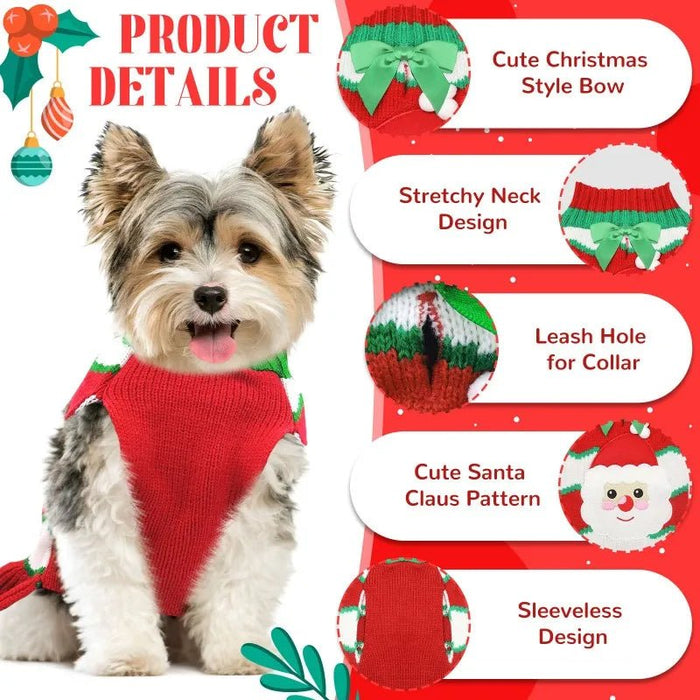 Camisola de Natal para Gatos ou Cães Pequenos e Médios - PetDoctors - Loja Online