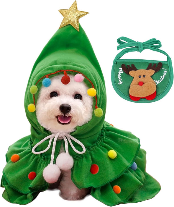 Camisola de Natal para Gatos ou Cães Pequenos (Verde) - PetDoctors - Loja Online