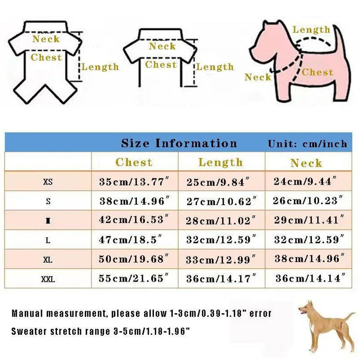 Camisola Super Macia e Confortável para Cães de Raças Pequenas - PetDoctors - Loja Online