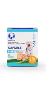 Cápsulas para cães e gatos até 10 kg - Suplemento natural à base de aloé arborescens orgânico, para o bem - estar de cães e gatos - PetDoctors - Loja Online