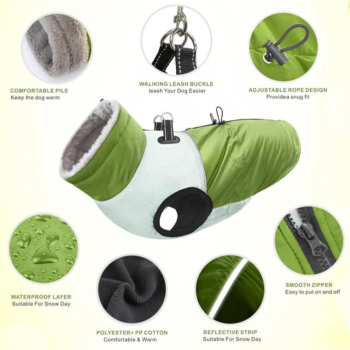 Casaco / Blusão de cão impermeável, de inverno - PetDoctors - Loja Online