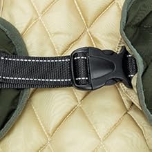 Casaco / Blusão Impermeável e Quente, Verde Oliva, para Cães Médios e Grandes - PetDoctors - Loja Online