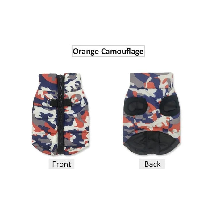 Casaco Camuflado Impermeável para Cães - PetDoctors - Loja Online
