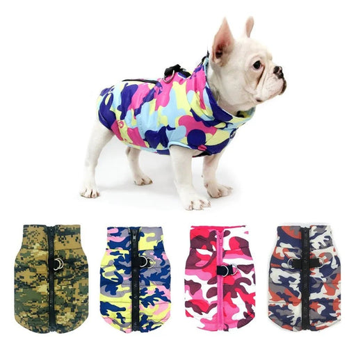 Casaco Camuflado Impermeável para Cães - PetDoctors - Loja Online