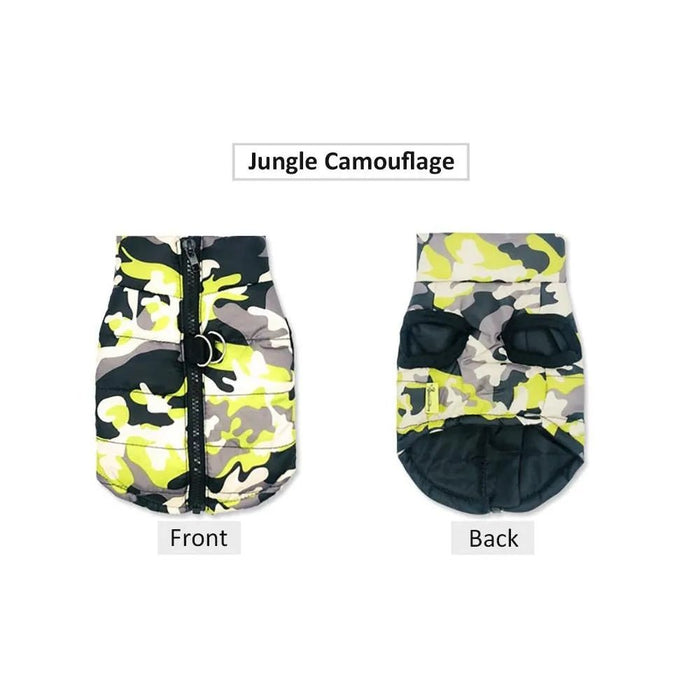 Casaco Camuflado Impermeável para Cães - PetDoctors - Loja Online
