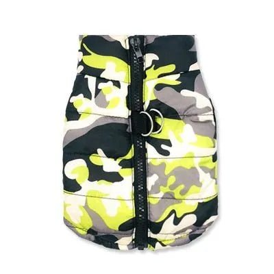 Casaco Camuflado Impermeável para Cães - PetDoctors - Loja Online