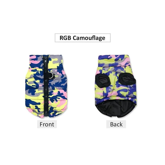 Casaco Camuflado Impermeável para Cães - PetDoctors - Loja Online