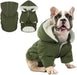 Casaco de Inverno, Impermeável e Forrado, com Tiras Refletoras, Capuz Removível e Cintura Ajustável, para cães - PetDoctors - Loja Online
