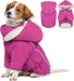 Casaco de Inverno, Impermeável e Forrado, com Tiras Refletoras, Capuz Removível e Cintura Ajustável, para cães - PetDoctors - Loja Online
