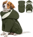 Casaco de Inverno, Impermeável e Forrado, com Tiras Refletoras, Capuz Removível e Cintura Ajustável, para cães - PetDoctors - Loja Online