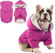 Casaco de Inverno, Impermeável e Forrado, com Tiras Refletoras, Capuz Removível e Cintura Ajustável, para cães - PetDoctors - Loja Online