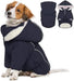 Casaco de Inverno, Impermeável e Forrado, com Tiras Refletoras, Capuz Removível e Cintura Ajustável, para cães - PetDoctors - Loja Online
