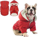 Casaco de Inverno, Impermeável e Forrado, com Tiras Refletoras, Capuz Removível e Cintura Ajustável, para cães - PetDoctors - Loja Online