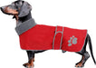 Casaco de inverno impermeável para cão salsicha, com forro polar quente e orifício arnês - PetDoctors - Loja Online