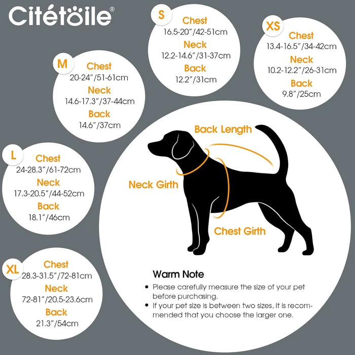 Casaco de Inverno para cão - colete polar grosso com estampado tartã - ideal para o Natal - PetDoctors - Loja Online