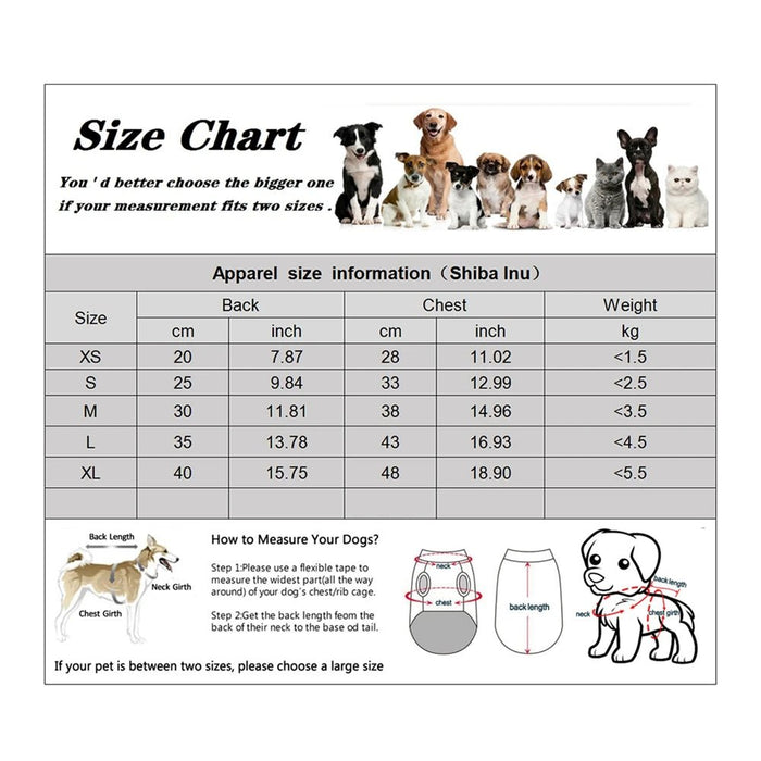 Casaco de Inverno Xadrez para Cães Pequenos - PetDoctors - Loja Online